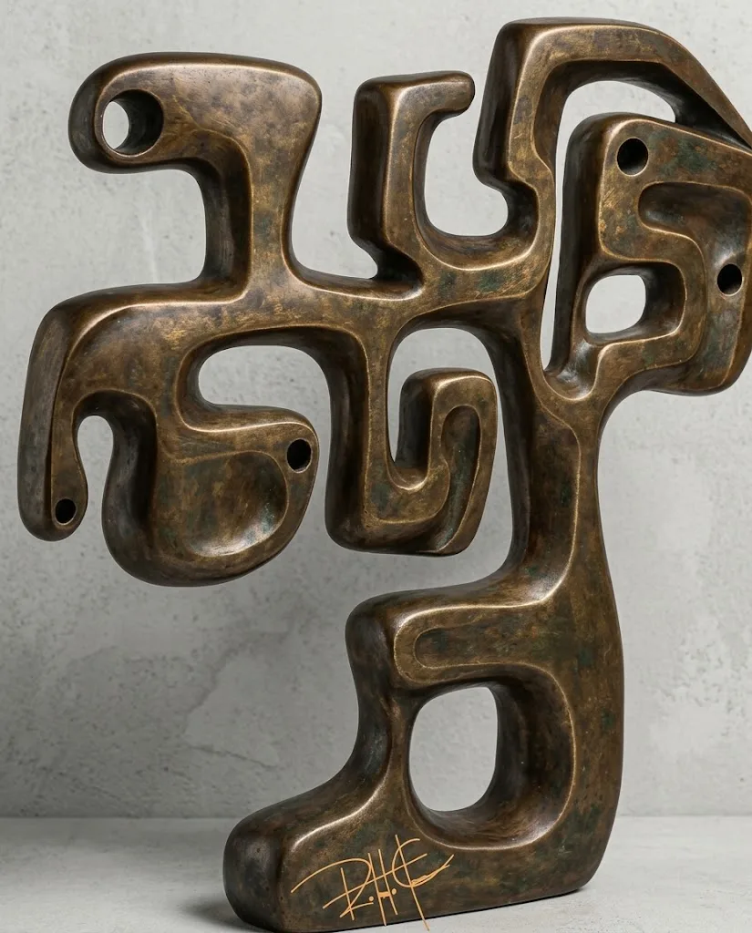 Revendo Conceitos — Escultura. Bronze . Roberto Claussen.